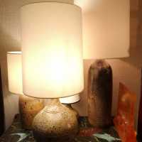 Stoneware lamps, 1970s