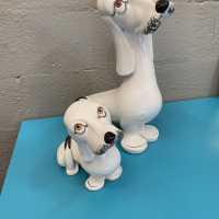 Ceramic dogs