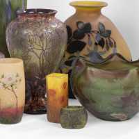 Vases et coupes Daum et Gallé