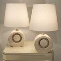 Pair of stone lamps. Albert Tormos.