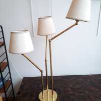 articulated brass lamp