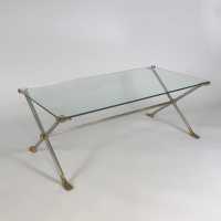 Neo classical coffee table Maison Jansen - Baguès - Gilbert Poillerat -
