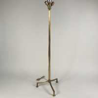 Bronze floor lamp - Jansen - Ramsey - Baguès -Gilbert Poillerat -