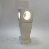 Limestone lamp by Albert Tormos