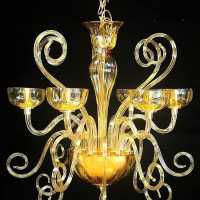 blue opaline chandelier blue flowers flowers