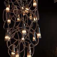 opaline chandelier green green chandelier light lamp