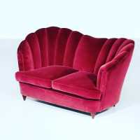 red sofa
