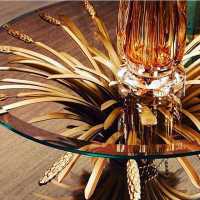 coconut channel gold cob pedestal