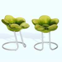 stool flowers green green