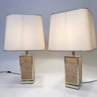 Pair of cork lamps