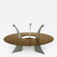 Orchid coffee table Massimo Morozzi Archizoom 1980 1970 Italy