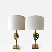 lamp brass murano glass esperia italy 1970 1990