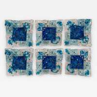 Patchwork wall lights in murano glass Toni Zuccheri for Venini Italy 1970