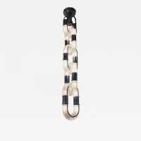 chain chandelier murano glass chrome metal aldo carlo nason mazzega italy 1970