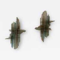 sconces pair poliarte biancardi jordan arte glass italy 1970