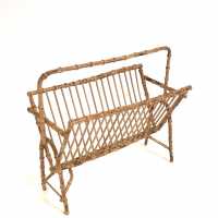 Bamboo magazine rack