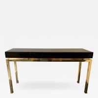 console lacquer guy lefevre maison jansen 1970