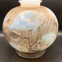 opalescent and patinated vase
