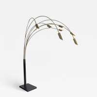Arc floor lamp arco brass italy 1970
