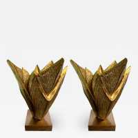 lamps pair house charles milos france 1970