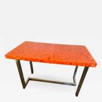 fractal resin console desk