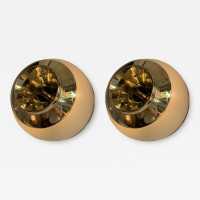wall lights pair ceiling light glass brass azucena Luigi Caccia Dominioni Italy 1960 1970