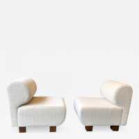 Armchairs armchairs loop pile wood italy 1970