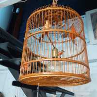 bamboo cage hanger
