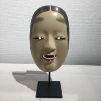 Noh Koomote mask signed Nakai Senkan - Japan