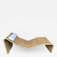 rattan lounge chair tito agnoli italy 1960 1970