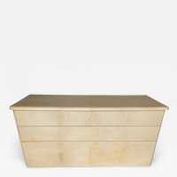 Parchment dresser aldo tura italy 1970 goatskin