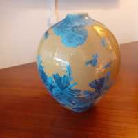 Crystallization ceramic vase