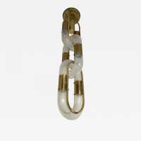 chain chandelier aldo carlo nason mazzega brass murano glass italy 1970