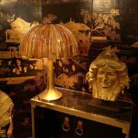 Gabriella Crespi, Fungo lamp, bamboo and brass