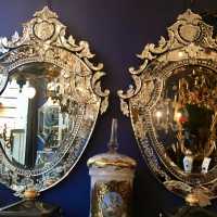 Pair Venetian Mirror - Venetian Mirror