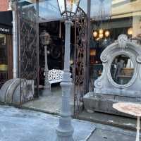 Parisian cast iron lamppost