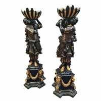 Paire de nubiens, Venise, XIXe siècle