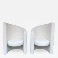 armchairs loop pile paolo pallucco italy 1970 1980