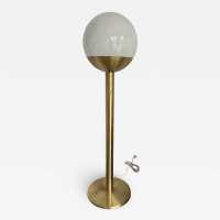 opaline brass floor lamp pia guidetti crippa luci italy 1970