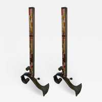 floor lamp wrought iron hammered glass poliarte longobard italy 1970