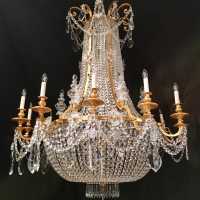 Hot air balloon chandelier