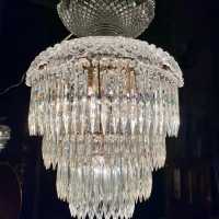 Crystal Ceiling Lamp Val St Lambert
