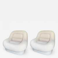 armchairs pair loopy fabrics nuava emilio guarnacci italy 1970