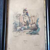 Napoleon engraving "cuirassier 1812"