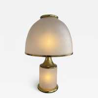 Murano glass lamp brass la murrina 1970