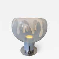 lamp murano glass metal toni zuccheri veart italy 1970