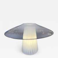 Murano glass mushroom lamp venini italy 1970