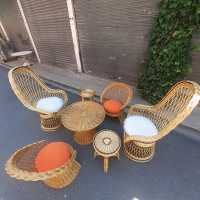 rattan lounge