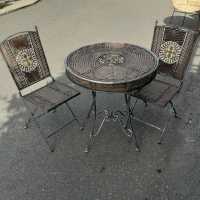 Wrought iron living room