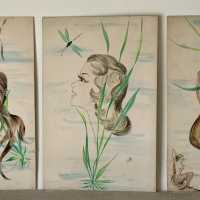 Feminine watercolors